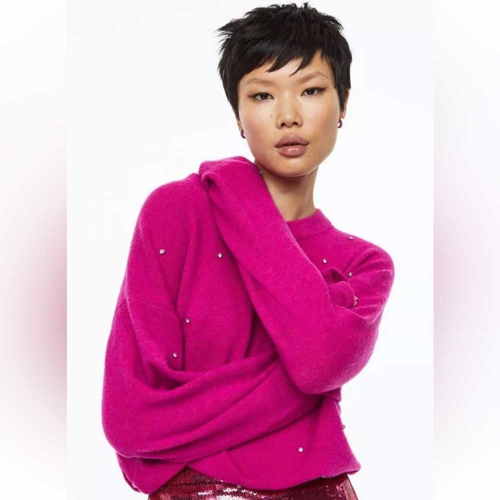 H&M beaded jumper